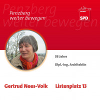 Gertrud Nees-Volk - Listenplatz 13