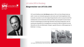 Kurt Wessner Bürgermeister von 1972-1996