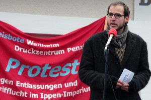 SPD-Kreisvorsitzender Christian Lory [Fotograf: Erich Guttenberger]